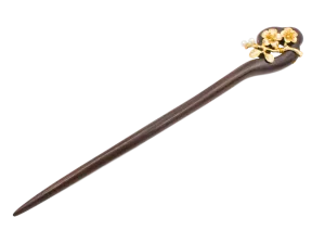 Plum Blossom Wood Hair Stick
