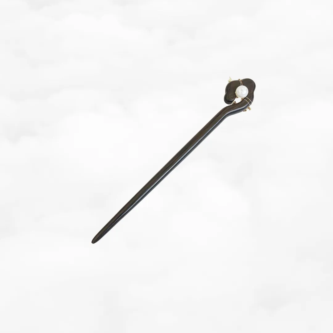 Plum Blossom Wood Hair Stick