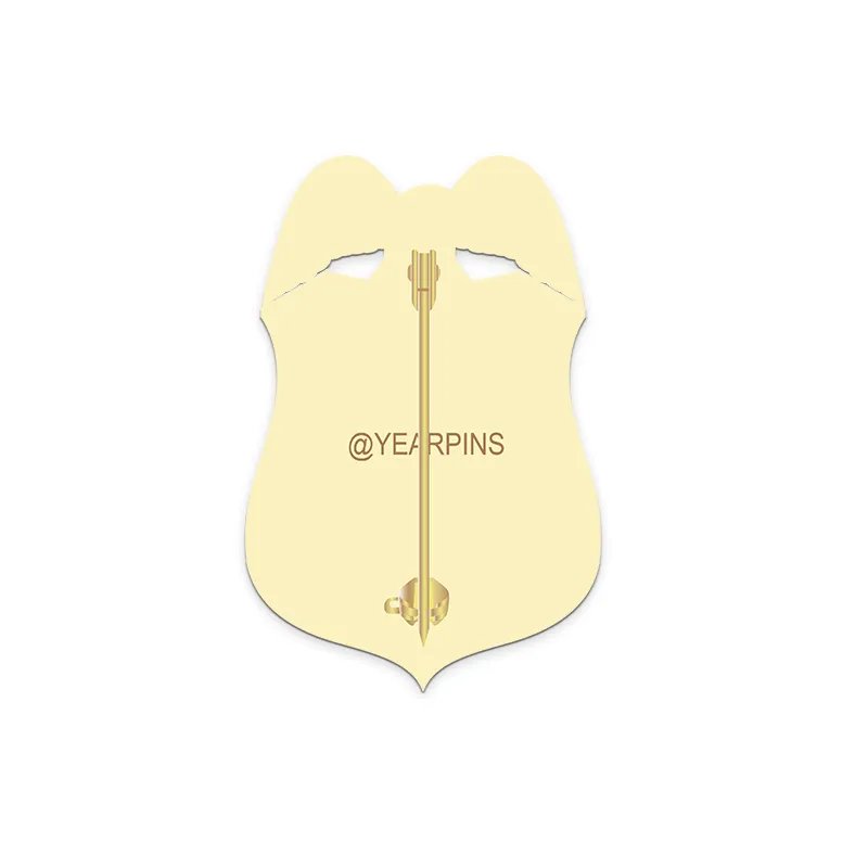 Police Badges with Custom Logo & Text - Cut-out