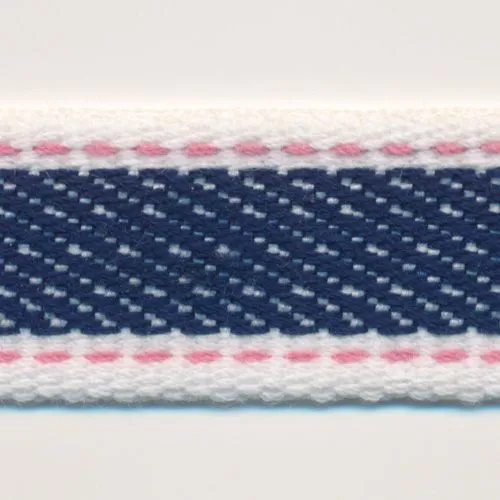 Polyester Denim Tape #4 Pale Pink