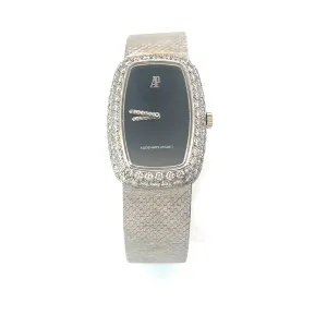 Pre-Owed Authentic Vintage Audemars Pignet Ladies 18k Diamond Bezel Watch