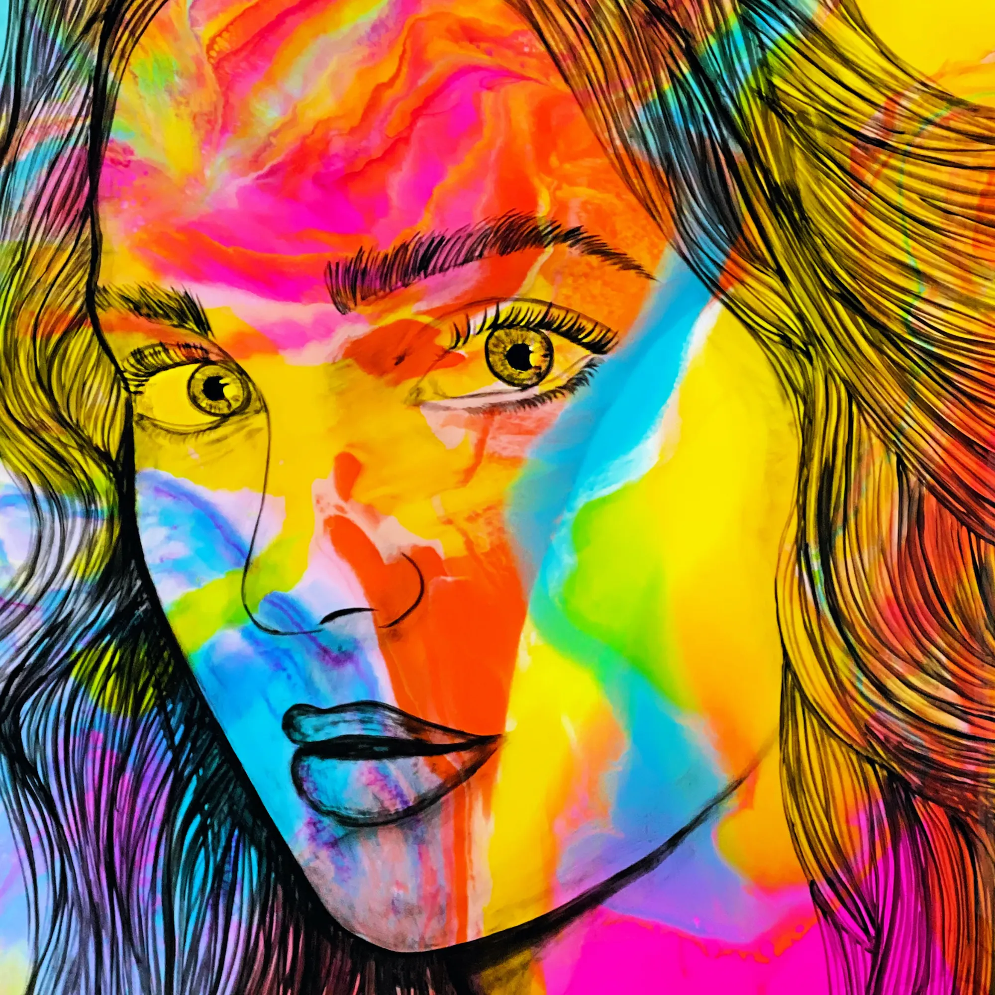 Queen of Color Original Art