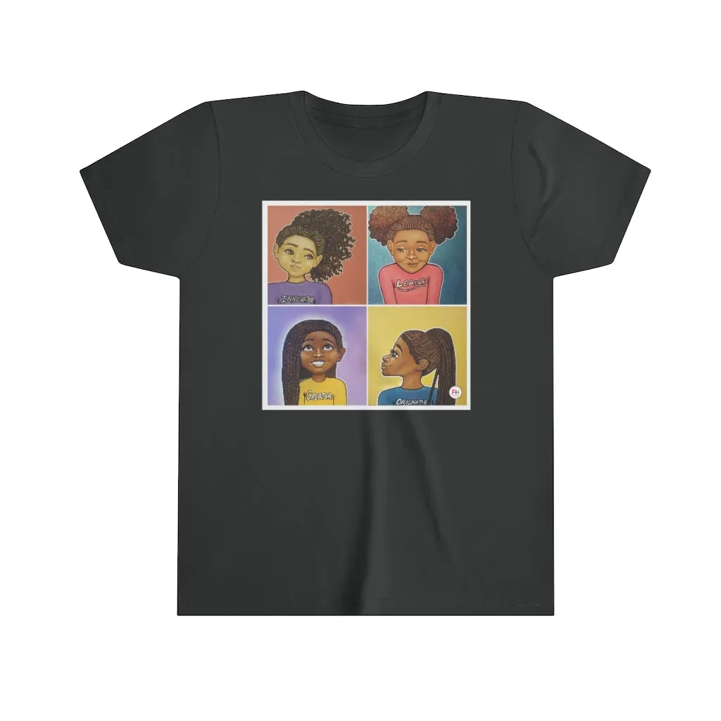 "Beautiful, Smart, Innovative, Creative" Girls Princess T-shirt