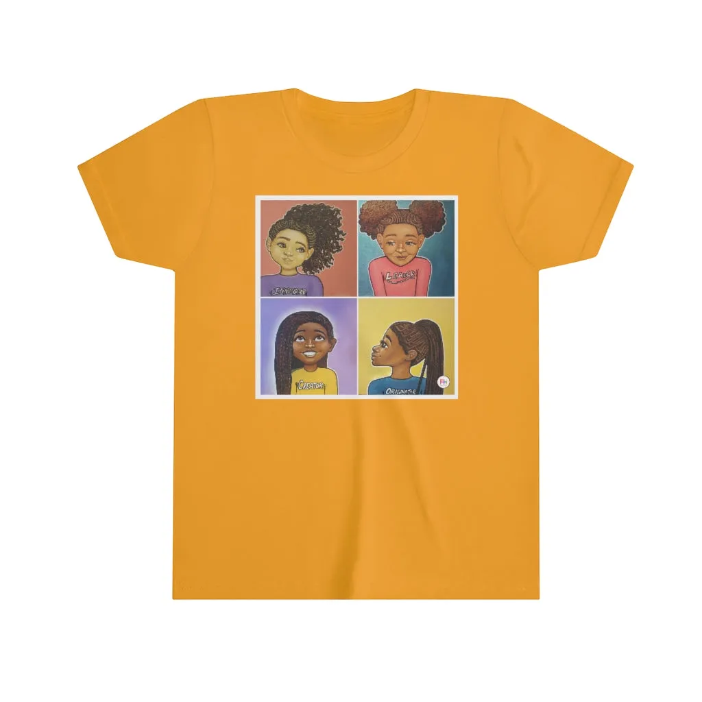 "Beautiful, Smart, Innovative, Creative" Girls Princess T-shirt