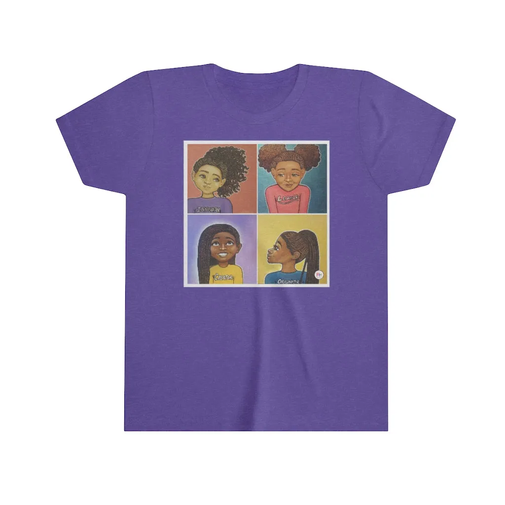 "Beautiful, Smart, Innovative, Creative" Girls Princess T-shirt