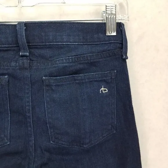 rag &amp; bone 24 Jean Capri Indigo W1526U002 Skinny Jeans