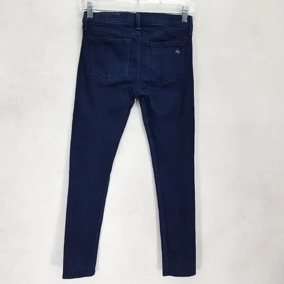 rag &amp; bone 24 Jean Capri Indigo W1526U002 Skinny Jeans