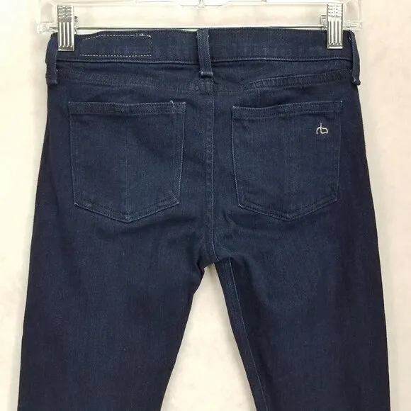 rag &amp; bone 24 Jean Capri Indigo W1526U002 Skinny Jeans