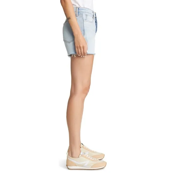 Rag &amp; Bone Dre Low Rise Cutoff Denim Shorts, Jade, Size 24