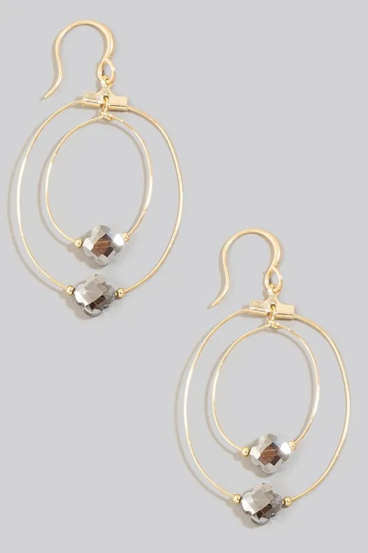 Rollie Clover Hoop Earrings (2 Colors!)