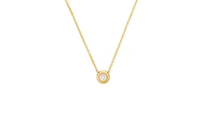 Round Diamond Cloud Necklace