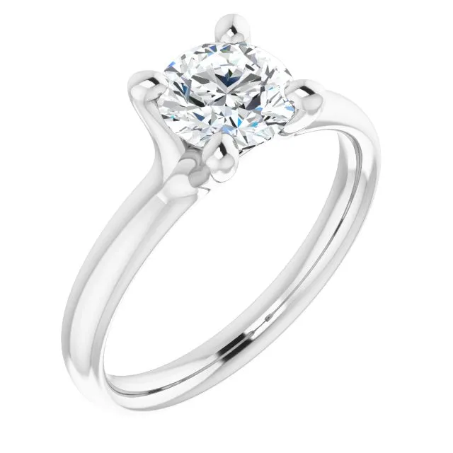 Round Diamond Solitaire Engagement Ring