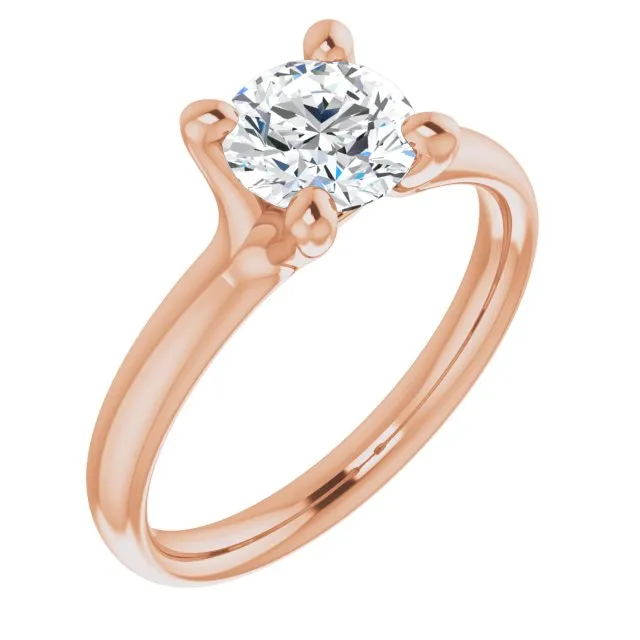 Round Diamond Solitaire Engagement Ring