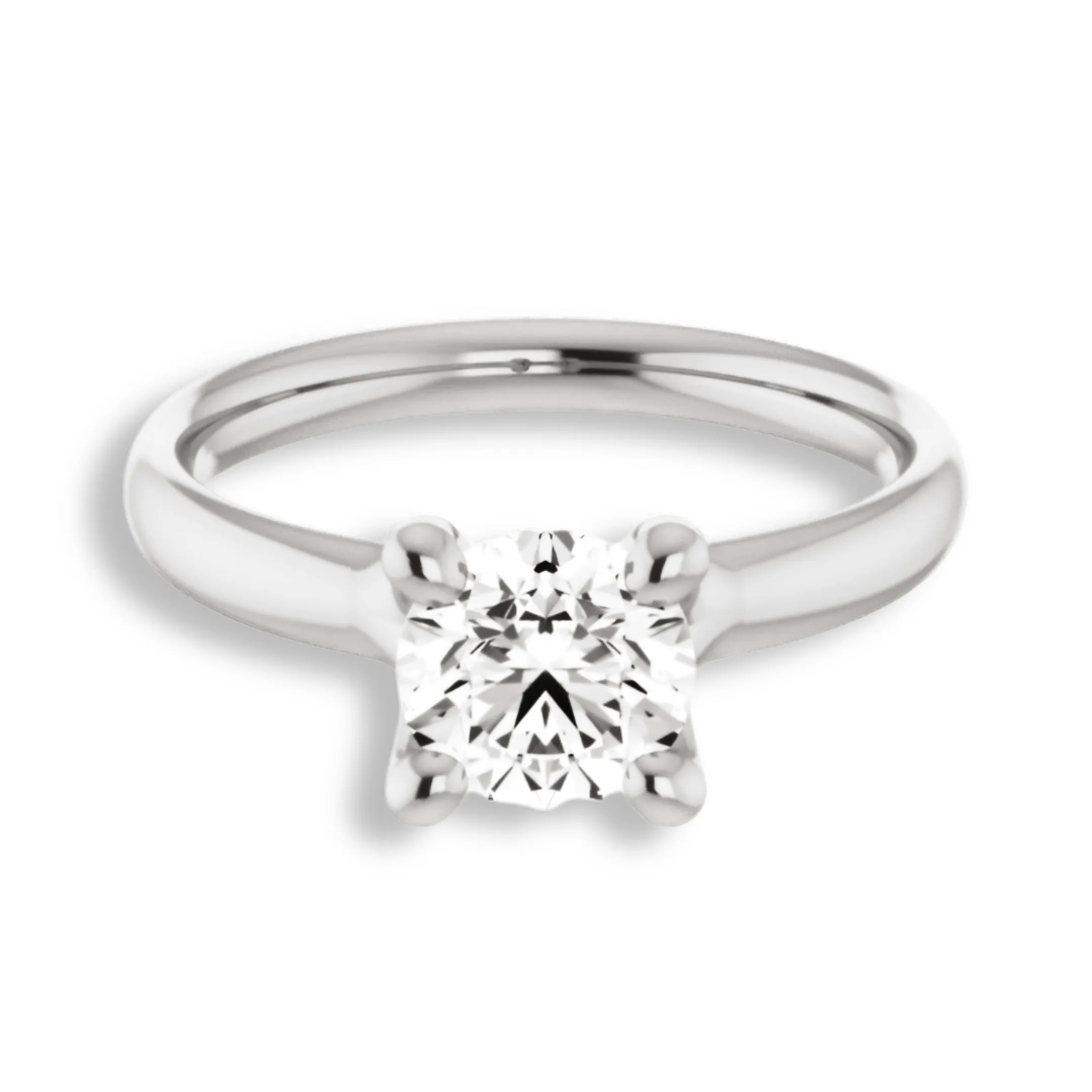Round Diamond Solitaire Engagement Ring