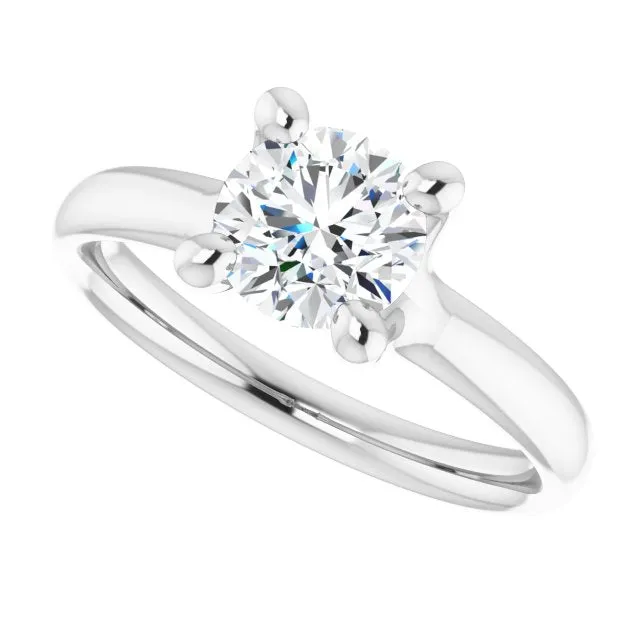 Round Diamond Solitaire Engagement Ring
