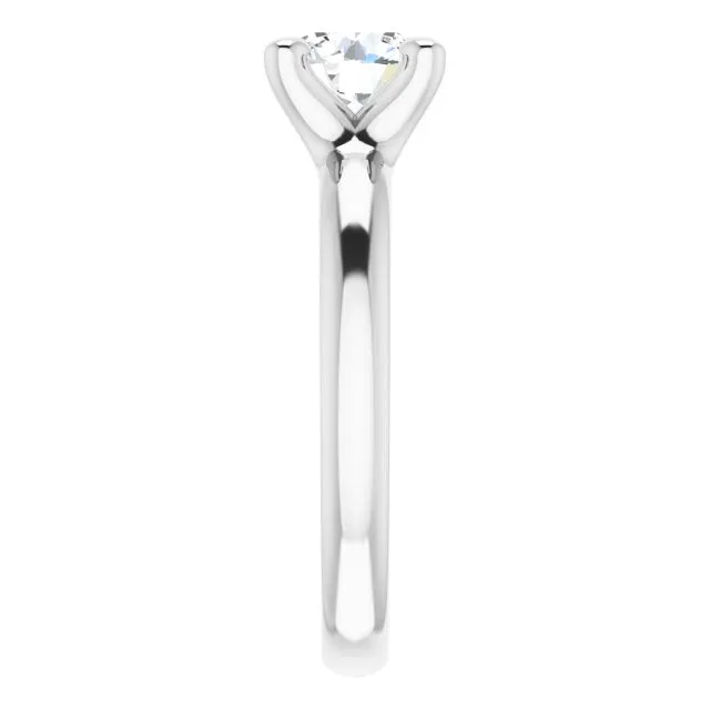 Round Diamond Solitaire Engagement Ring