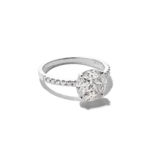 Round illusion Ring