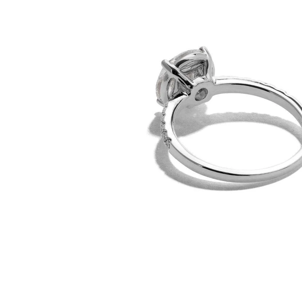 Round illusion Ring