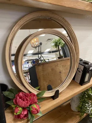 Round Rattan Mirrors