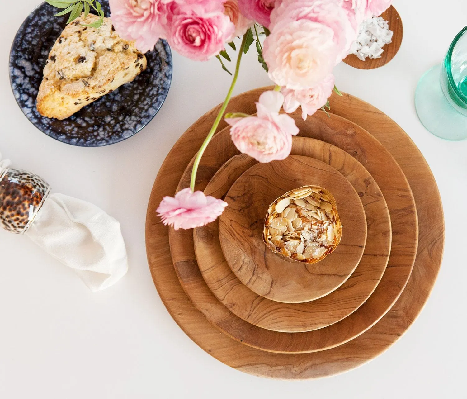 Rowan Teak Wood Dinnerware