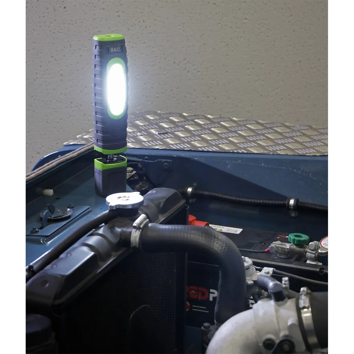 Sealey Rechargeable 360° Inspection Lamp 24 SMD LED   3W LED Green 1000 Lumens