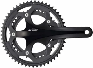 Shimano 105 FC-5750 10 Speed Compact Chainset - 50/34T - 170mm Arm - Black