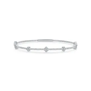 Siroo Diamond Clover Flex Bangle - 0.75ct