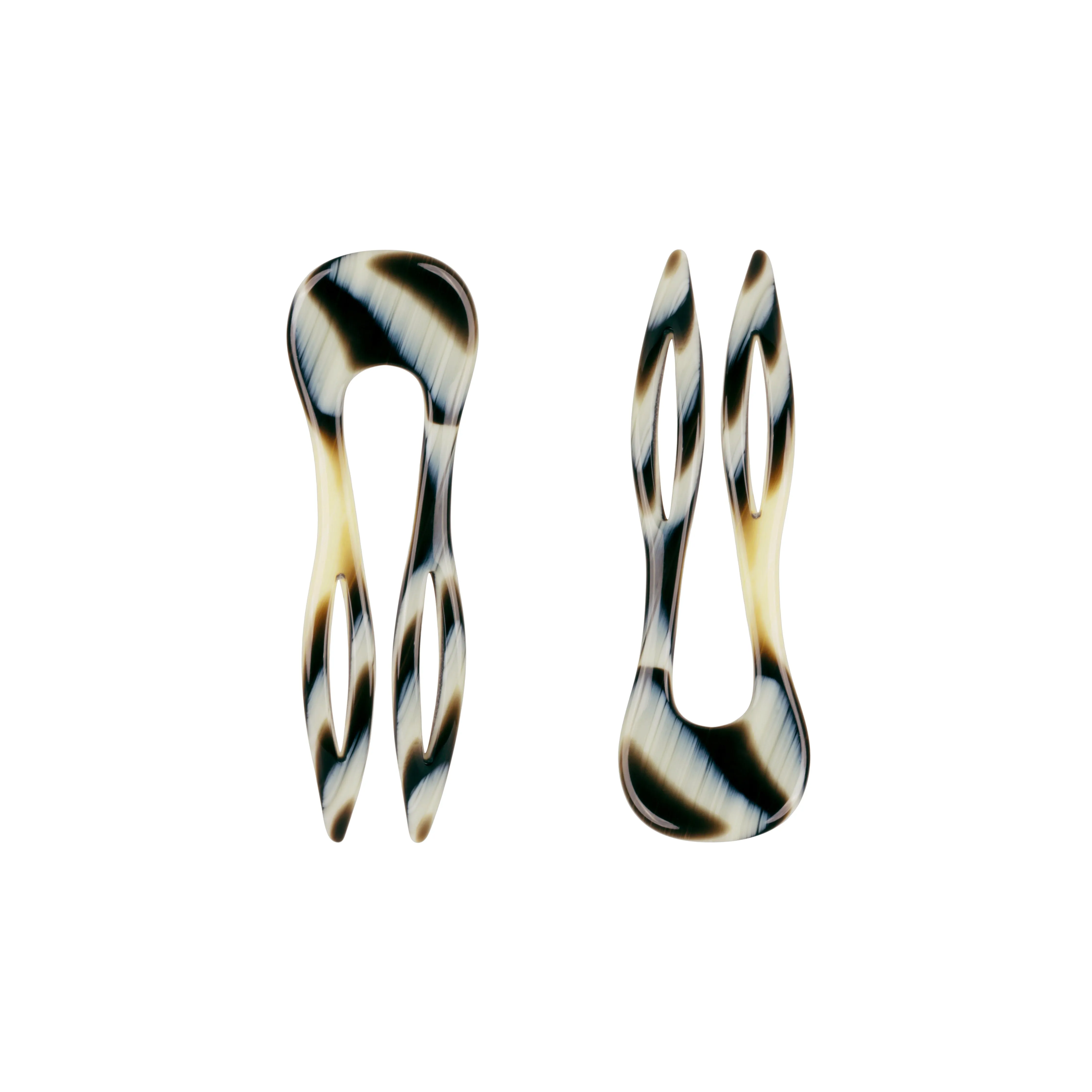 Small Corne Noire Hair Pin Set