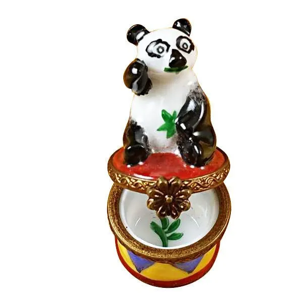 Small Panda on Round Base