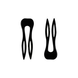 Sofia Small Black Hair Pin Set