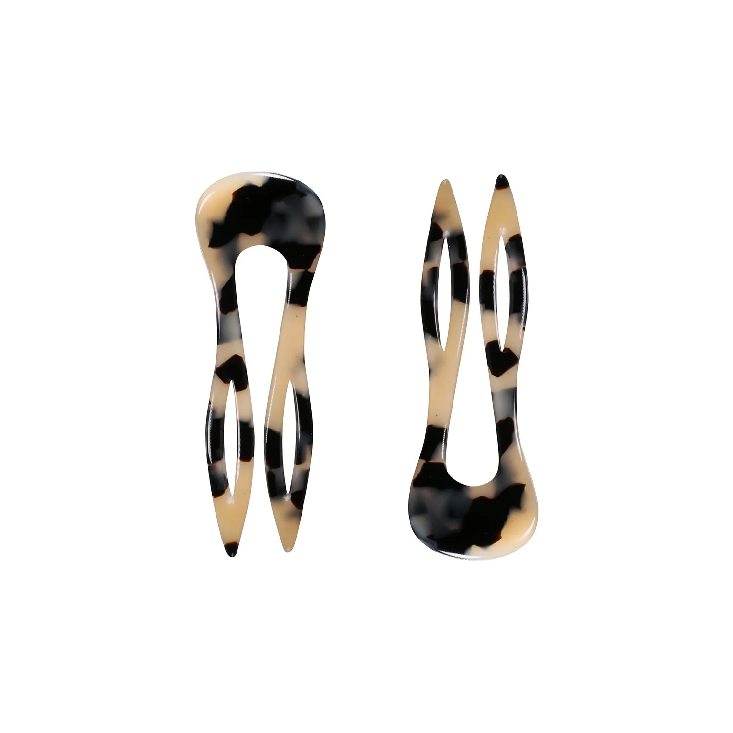 Sofia Small Light Tortoiseshell Hair Pin Set