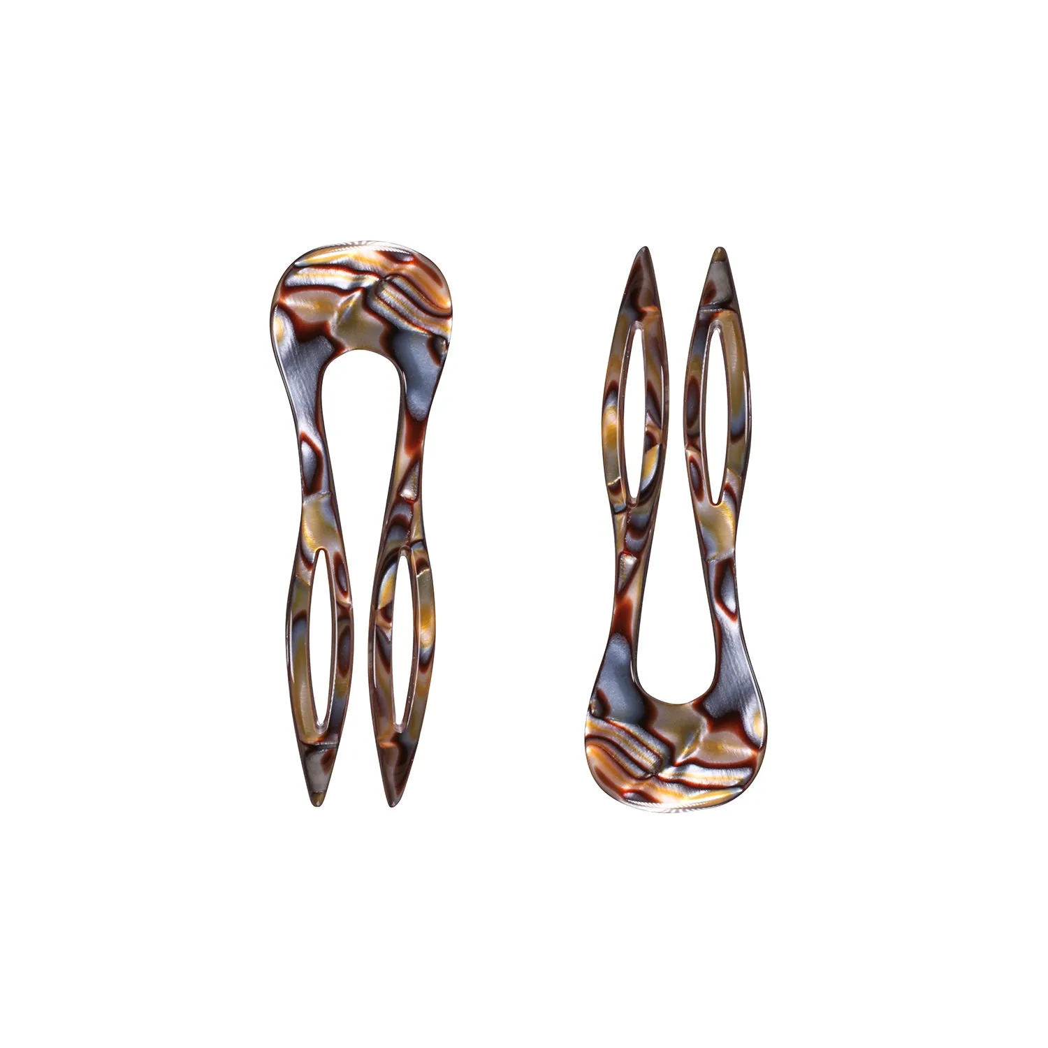Sofia Small Onyx Hair Pin Set