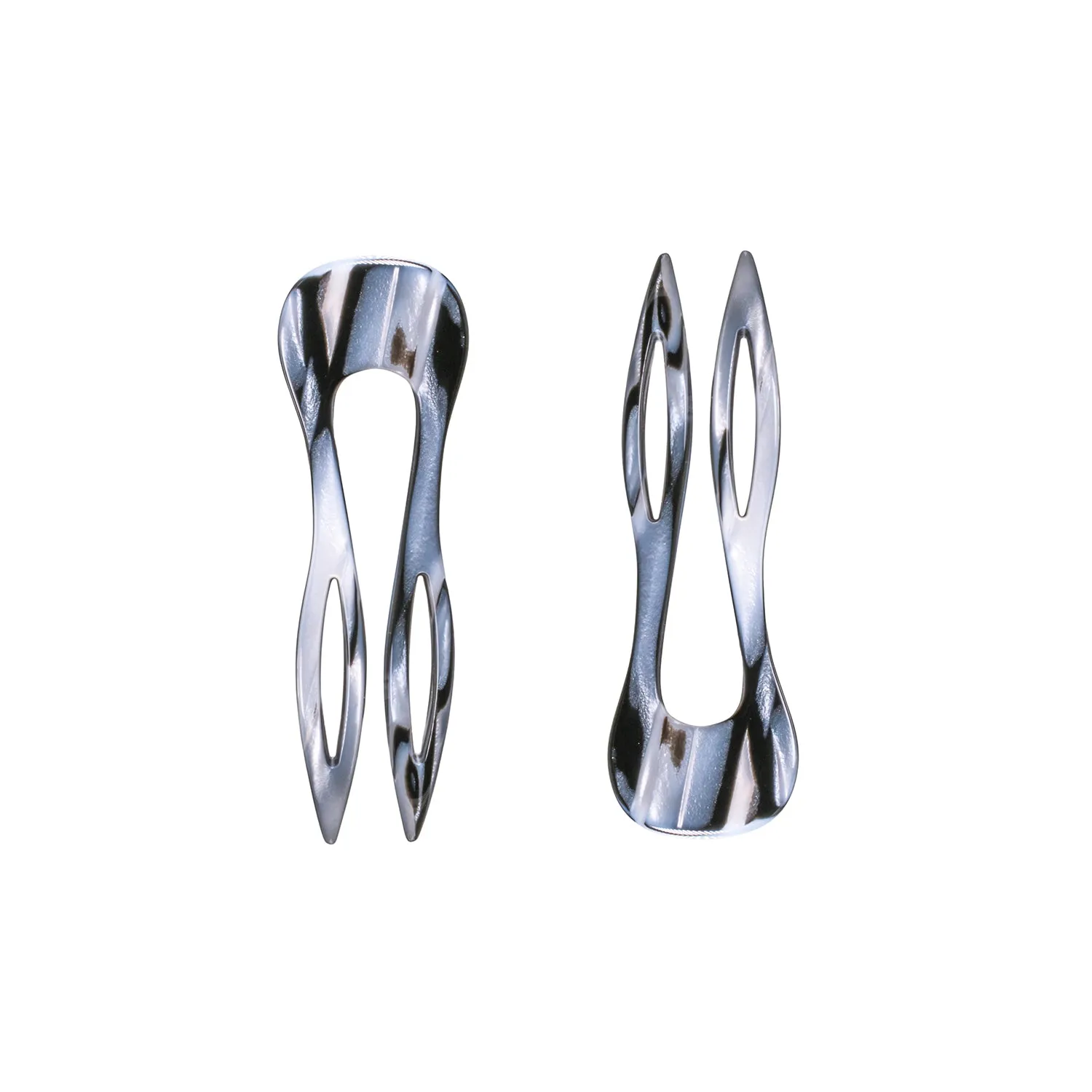 Sofia Small Tigre Blanc Hair Pin Set