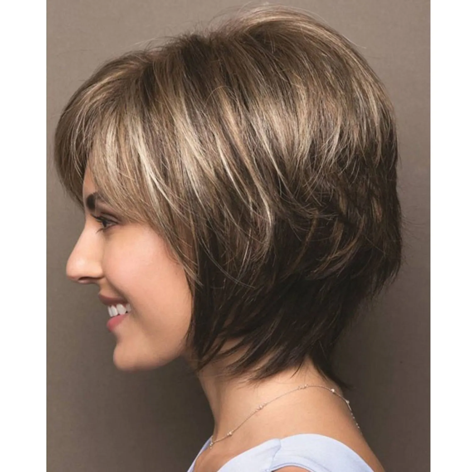Sophia | Blonde Pixie Cut Wavy Synthetic Hair Wig