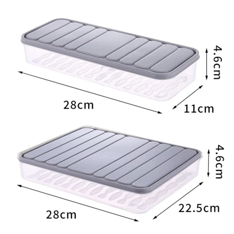 Space-saving Stackable Food Storage Container Box