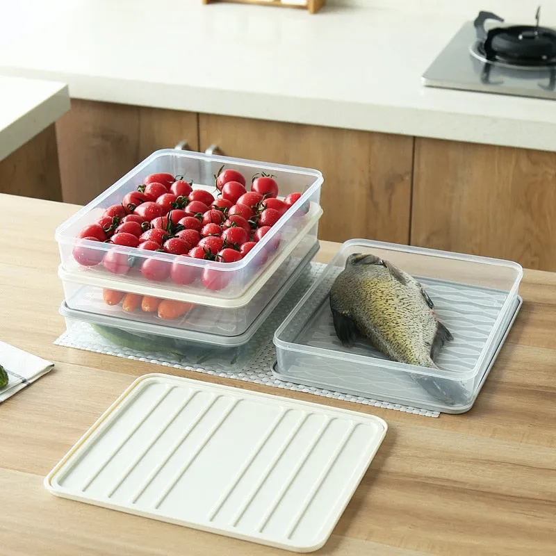 Space-saving Stackable Food Storage Container Box