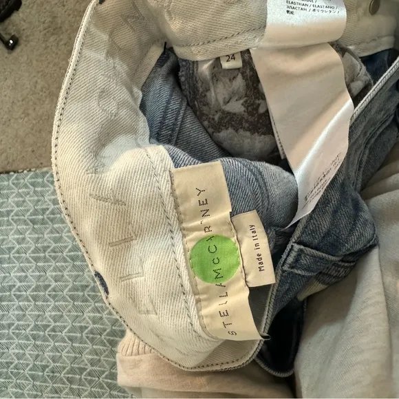 Stella McCartney star print mid rise skinny jeans women’s 24 / xs