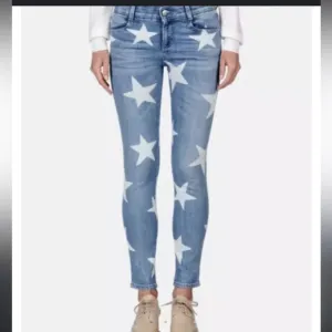 Stella McCartney star print mid rise skinny jeans women’s 24 / xs