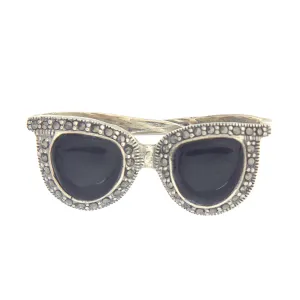 Sunglasses Pin Black Onyx Sterling Silver