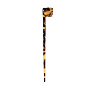 Swirl Dark Tortoiseshell Hair Pin