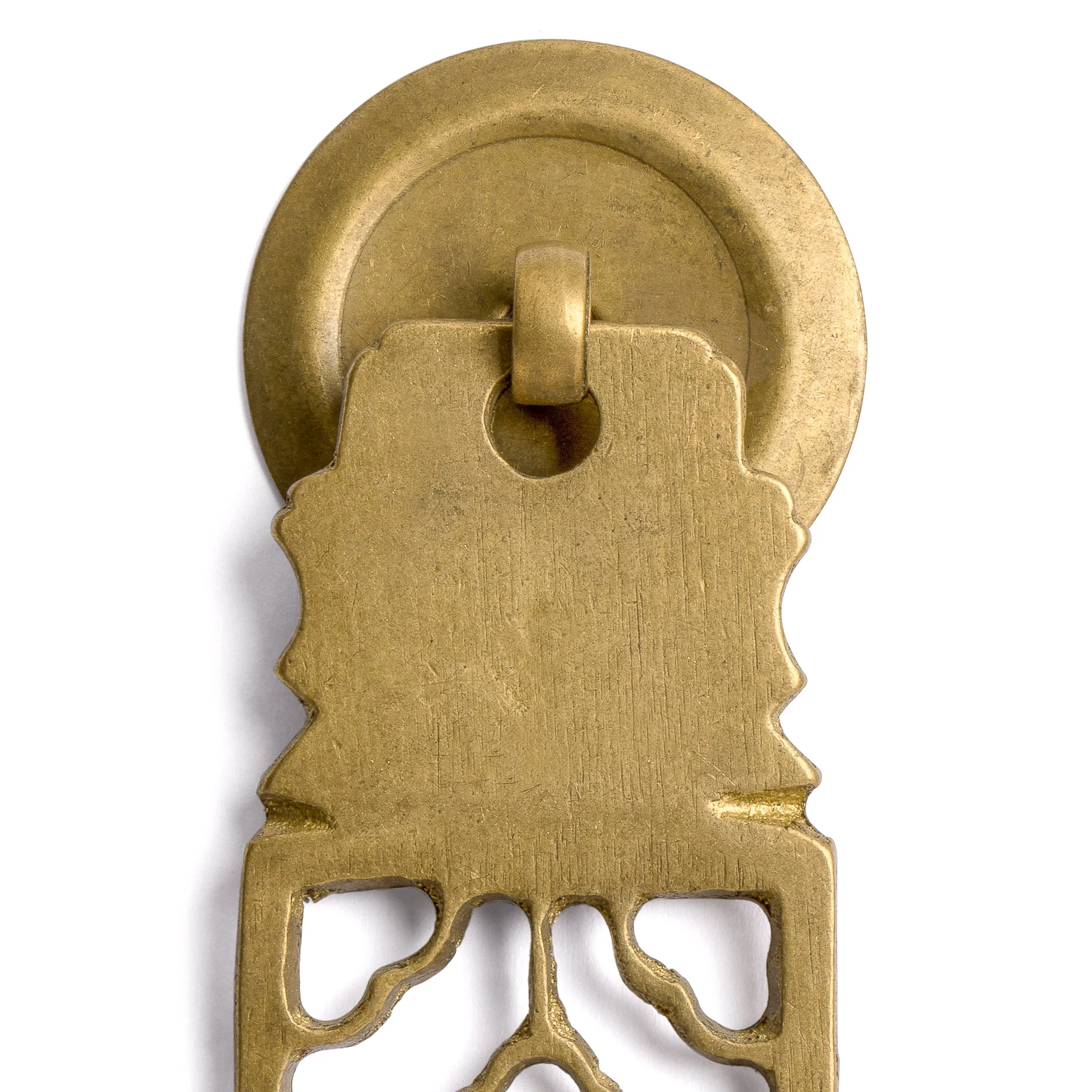 Symmetrical Elegance Brass Hardware Pulls 3.2" - Set of 2