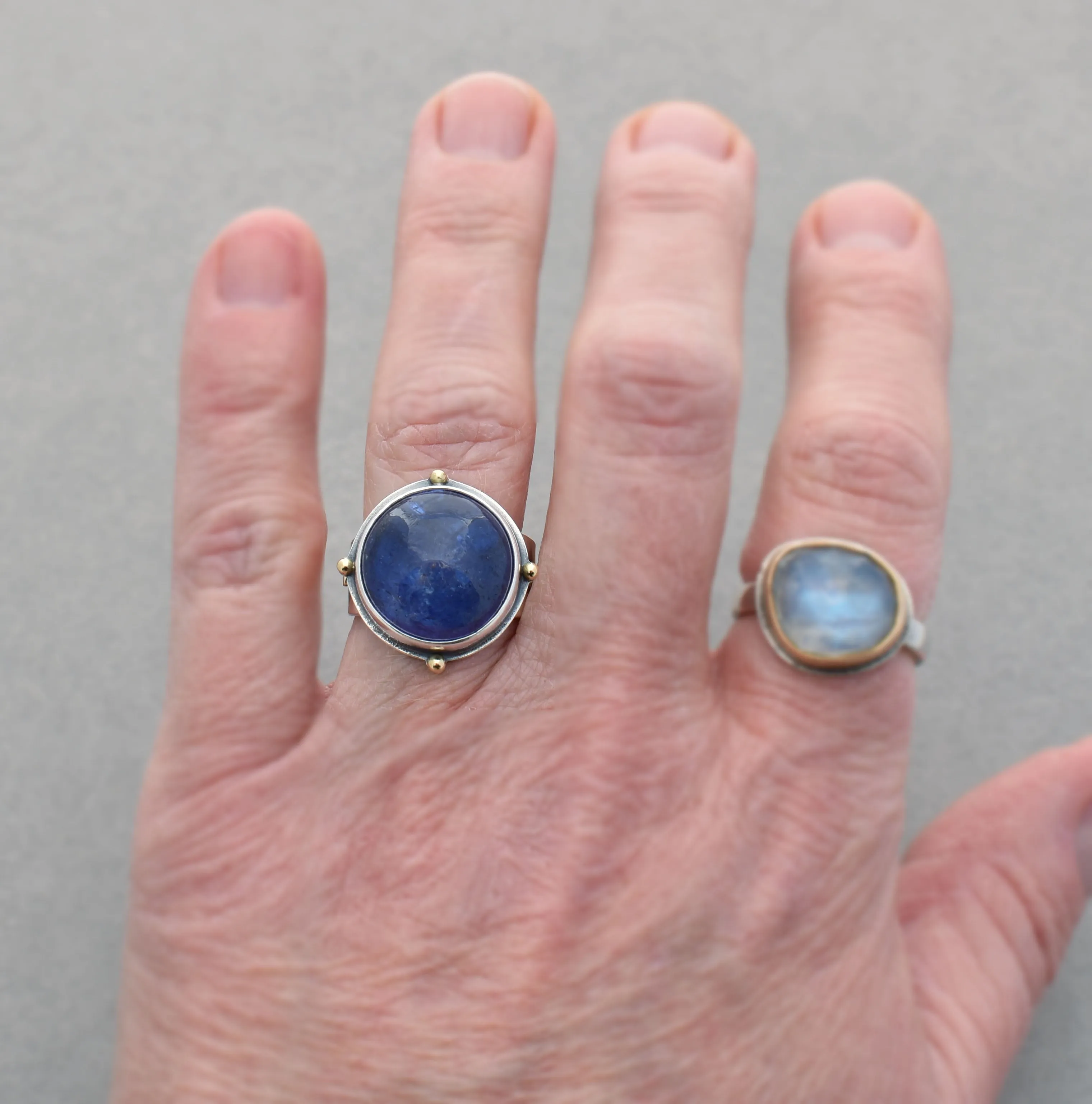 Tanzanite Ring. Timeless Blue Gemstone Ring. Size 7.5