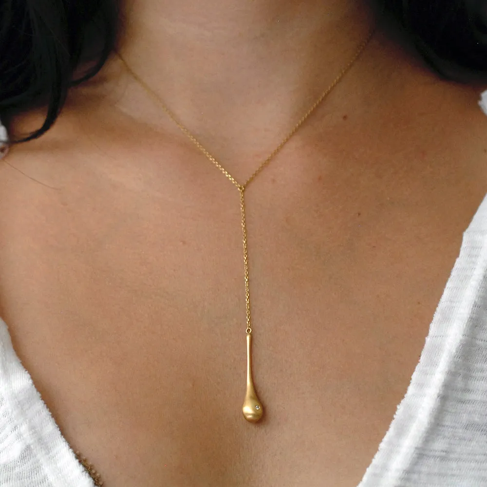 teardrop necklace
