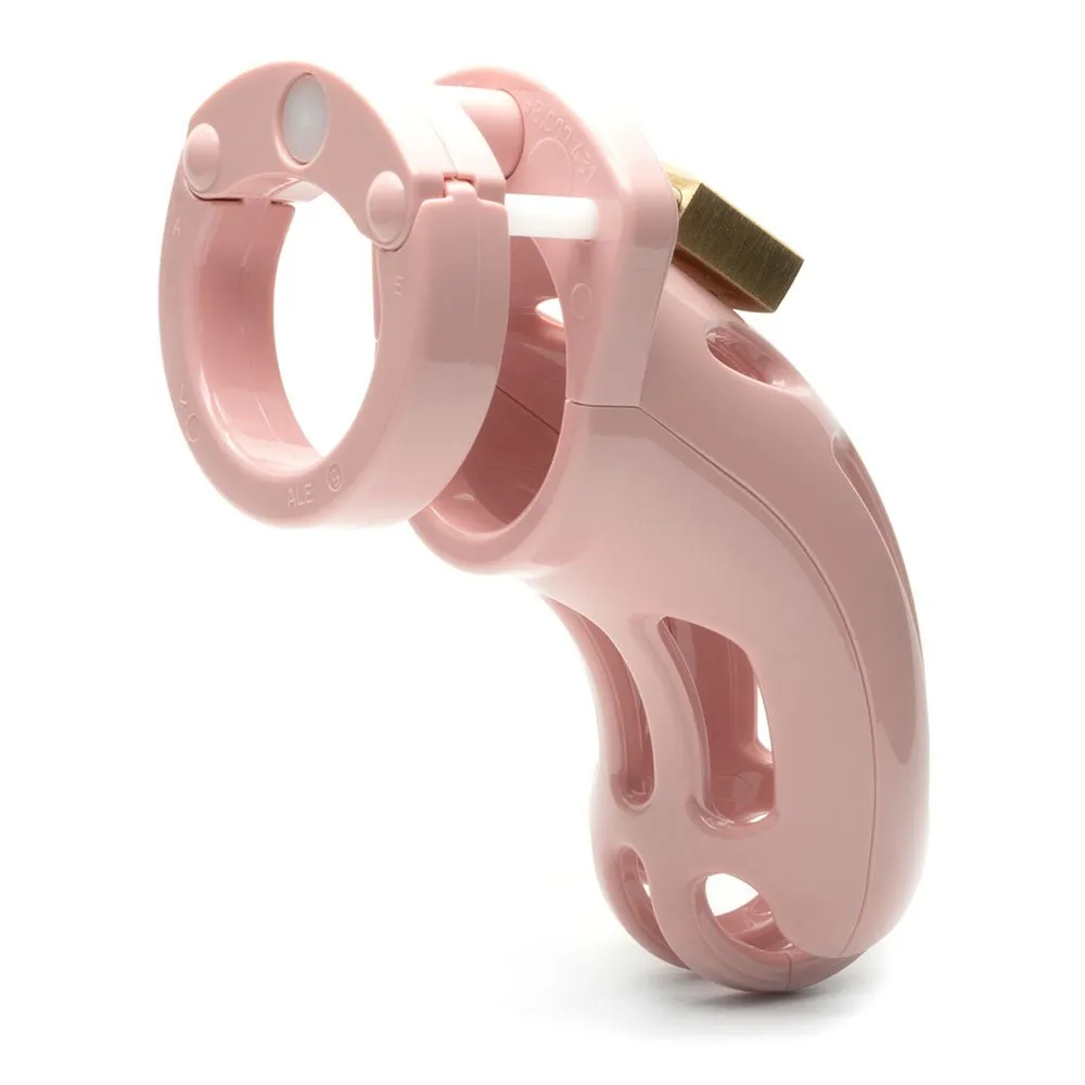 The Curve Chastity 3.75 Inch Cock Cage Kit - Pink