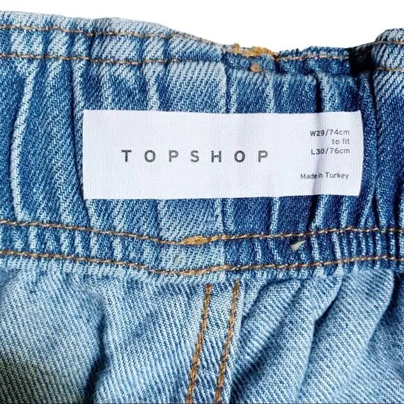 TOPSHOP High Waist Straight Leg Jeans!