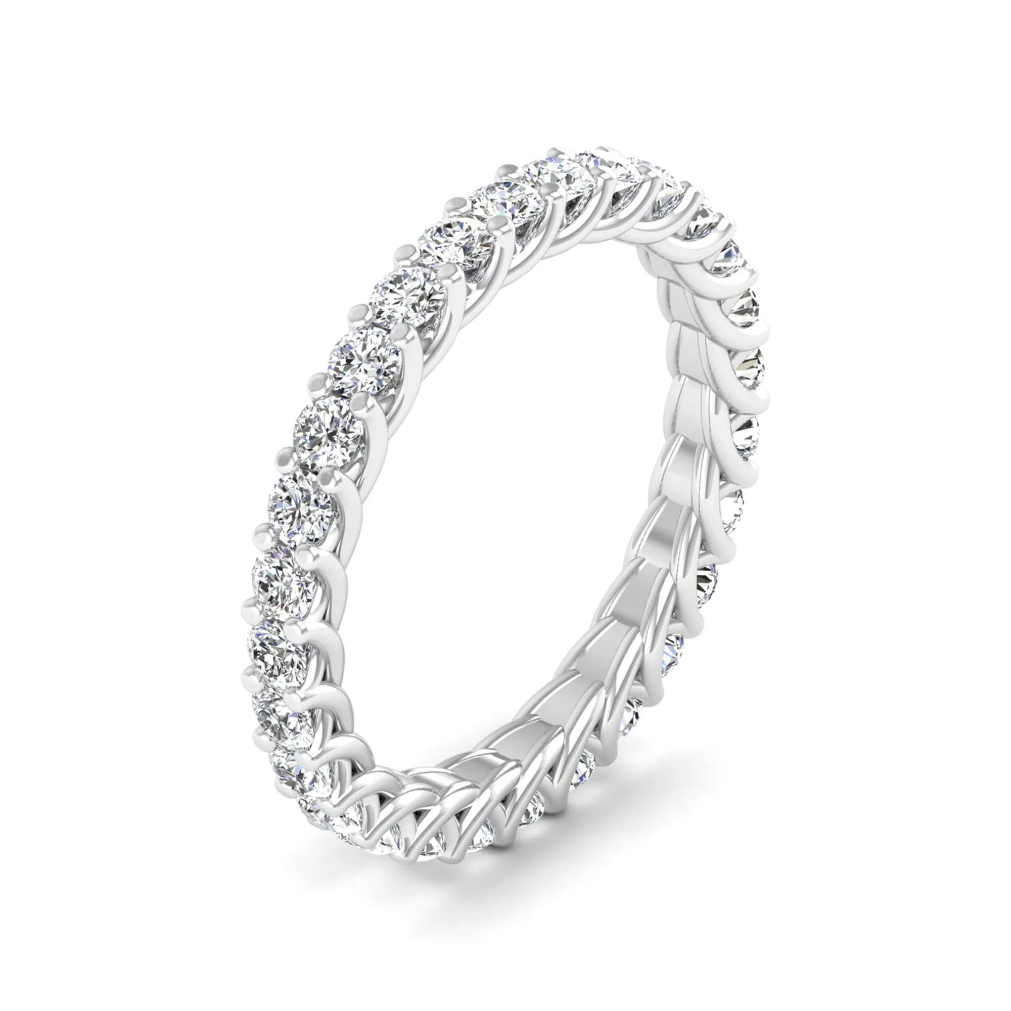 Trellis Diamond Eternity Ring