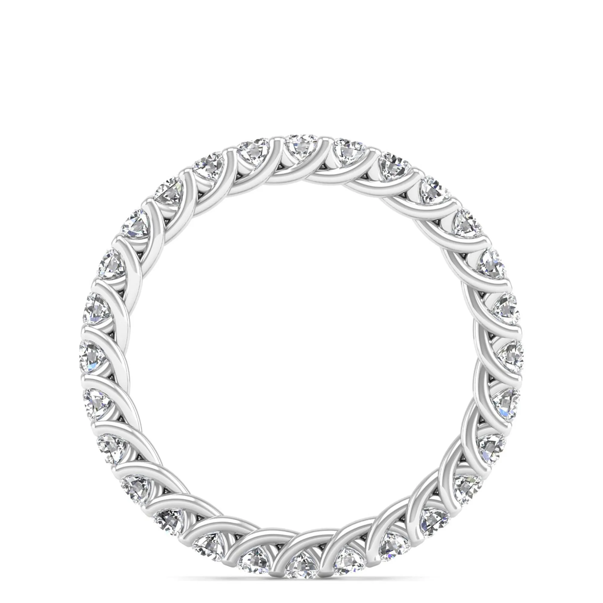 Trellis Diamond Eternity Ring