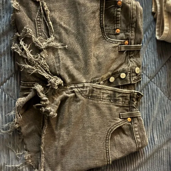 Trendy Denim Shorts Trio