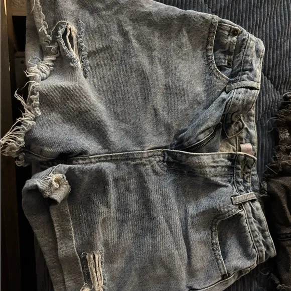 Trendy Denim Shorts Trio