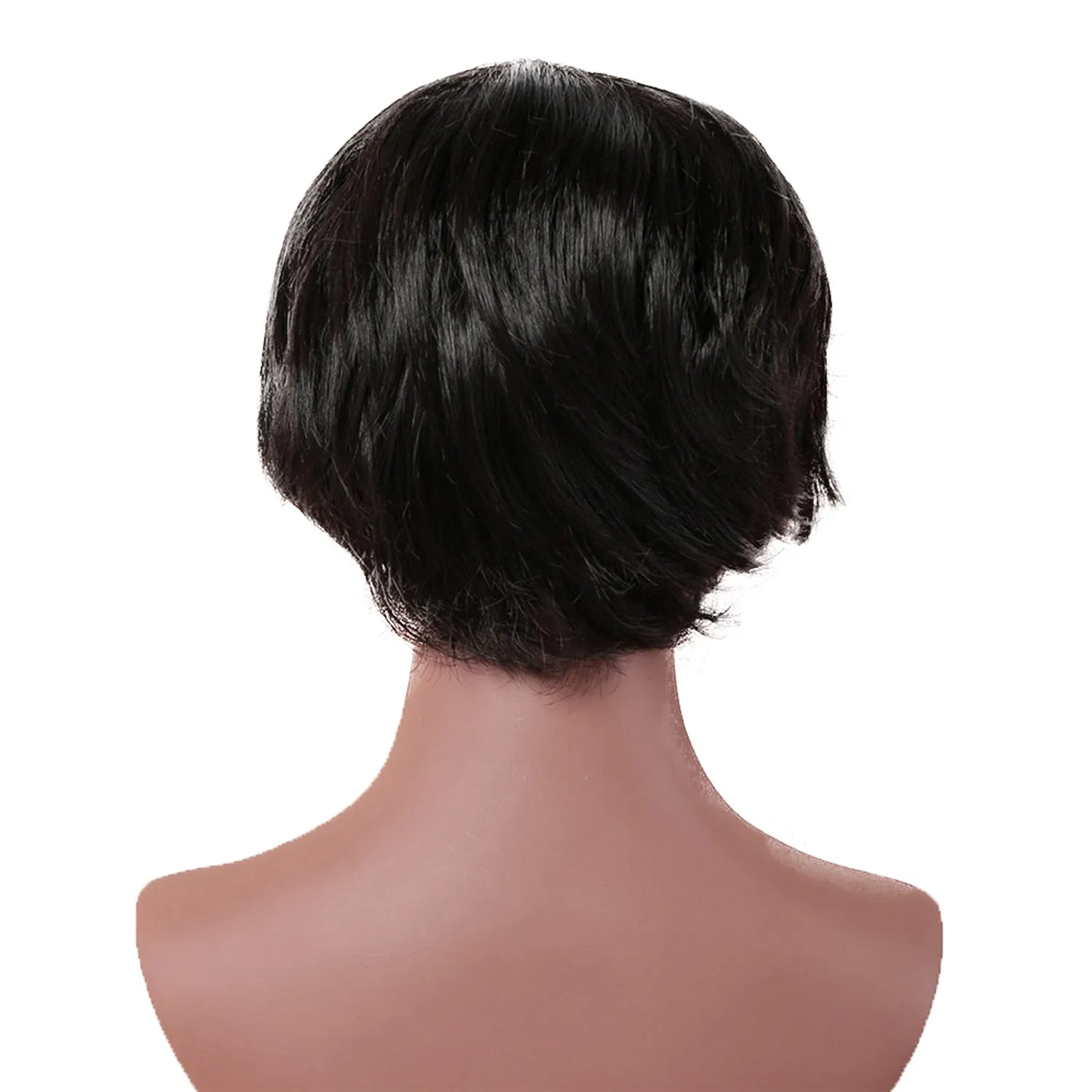 Tulip | Black Short Pixie Cut Straight Synthetic Hair Wig